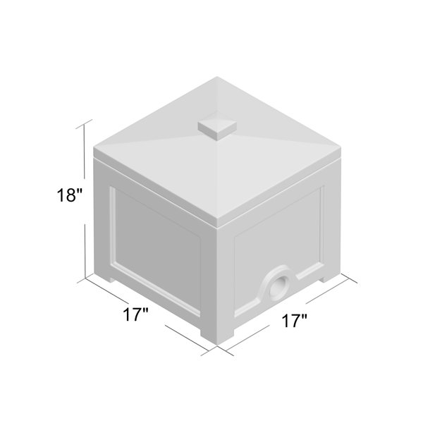 Charlton Home® Demonte Garden Plastic Hose Pot & Reviews Wayfair